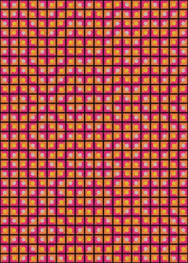 Soyut Geometrik Desen üretken hesaplama sanatı çizimi