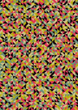 Soyut geometrik desen, üretken hesaplama sanatı