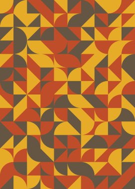 Soyut Geometrik Desen üretken hesaplama sanatı çizimi