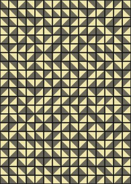 Soyut Geometrik Desen üretken hesaplama sanatı çizimi