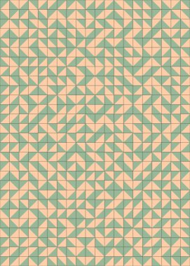 Soyut Geometrik Desen üretken hesaplama sanatı çizimi