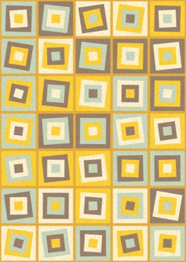 Soyut Geometrik Desen üretken hesaplama sanatı çizimi