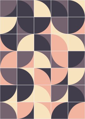 Soyut Geometrik Desen üretken hesaplama sanatı çizimi