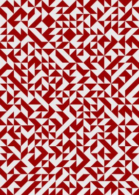 Soyut Geometrik Desen üretken hesaplama sanatı çizimi