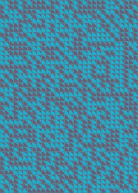 Soyut renk geometrik mozaik desen üretken hesaplama sanatı çizimi, fayans rengi parçalarının taklidi