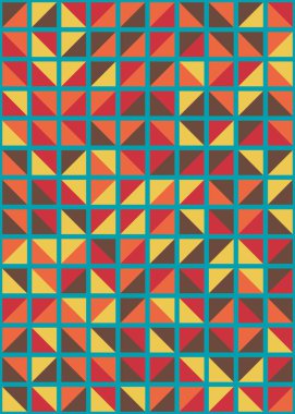 Soyut geometrik desen, üretken hesaplama sanatı