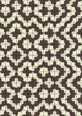 Soyut Geometrik Desen üretken hesaplama sanatı çizimi