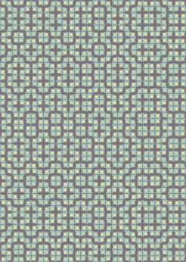 Soyut Geometrik Desen üretken hesaplama sanatı çizimi