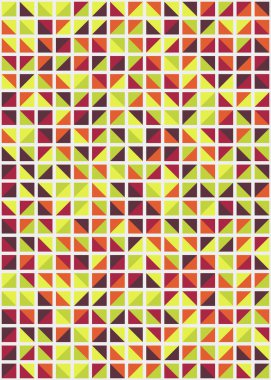 Soyut Geometrik Desen üretken hesaplama sanatı çizimi