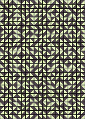 Soyut geometrik desen, üretken hesaplama sanatı