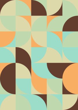 Soyut Geometrik Desen üretken hesaplama sanatı çizimi