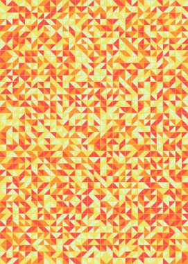 Soyut Geometrik Desen üretken hesaplama sanatı çizimi