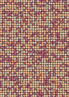 Soyut geometrik desen, üretken hesaplama sanatı