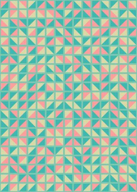 Soyut Geometrik Desen üretken hesaplama sanatı çizimi 