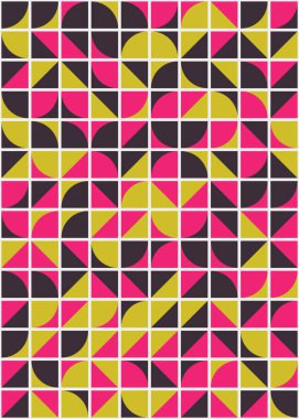 Soyut geometrik desen, üretken hesaplama sanatı