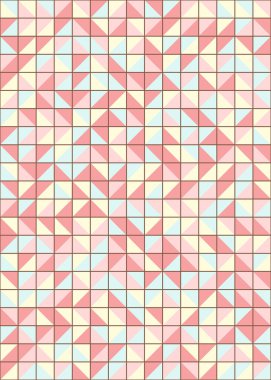 Soyut geometrik desen, üretken hesaplama sanatı