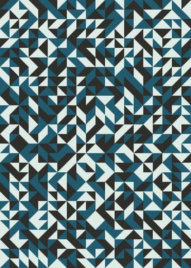 Soyut geometrik desen, üretken hesaplama sanatı