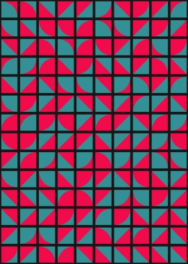 Soyut geometrik desen, üretken hesaplama sanatı