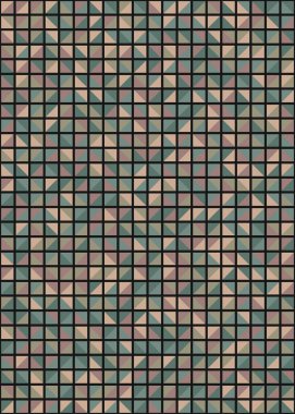 Soyut geometrik desen, üretken hesaplama sanatı