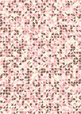 Soyut Geometrik Desen üretken hesaplama sanatı çizimi