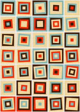 Soyut Geometrik Desen üretken hesaplama sanatı çizimi