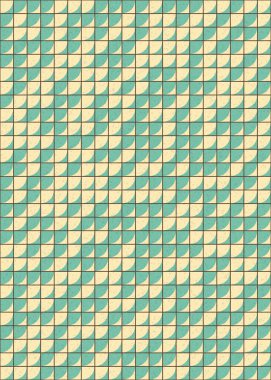 Soyut Geometrik Desen üretken hesaplama sanatı çizimi