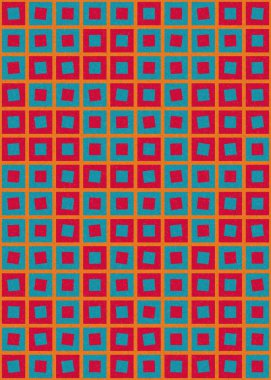 Soyut Geometrik Desen üretken hesaplama sanatı çizimi