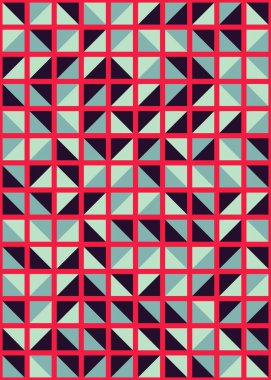 Soyut geometrik desen, üretken hesaplama sanatı