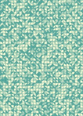 Soyut Geometrik Desen üretken hesaplama sanatı çizimi