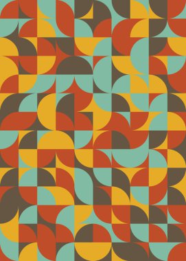 Soyut Geometrik Desen üretken hesaplama sanatı çizimi