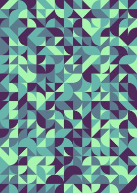 Soyut Geometrik Desen üretken hesaplama sanatı çizimi