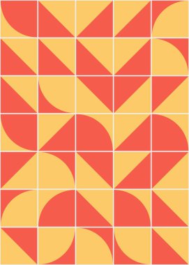 Soyut Geometrik Desen üretken hesaplama sanatı çizimi