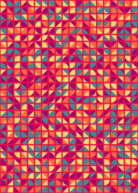 Soyut geometrik desen, üretken hesaplama sanatı