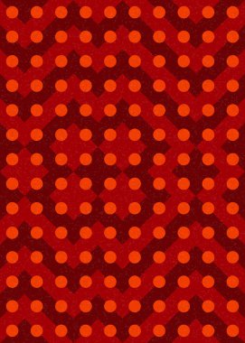 Soyut Geometrik Desen üretken hesaplama sanatı çizimi