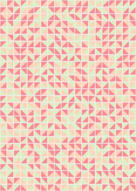 Soyut Geometrik Desen üretken hesaplama sanatı çizimi