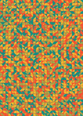 Soyut Geometrik Desen üretken hesaplama sanatı çizimi