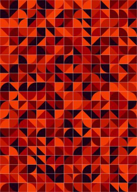 Soyut Geometrik Desen üretken hesaplama sanatı çizimi