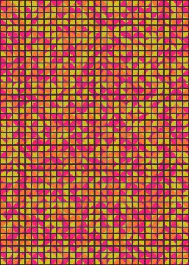 Soyut geometrik desen, üretken hesaplama sanatı