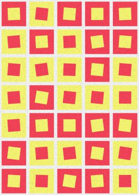 Soyut Geometrik Desen üretken hesaplama sanatı çizimi