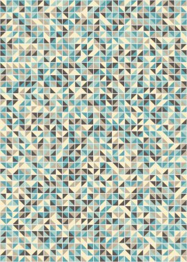 Soyut Geometrik Desen üretken hesaplama sanatı çizimi