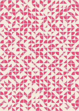 Soyut Geometrik Desen üretken hesaplama sanatı çizimi