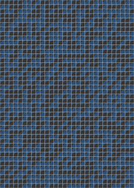 Soyut Geometrik Desen üretken hesaplama sanatı çizimi