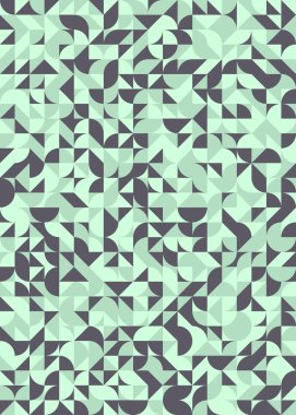 Soyut Geometrik Desen üretken hesaplama sanatı çizimi