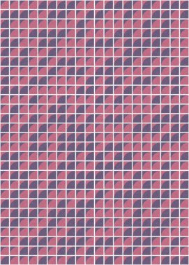 Soyut Geometrik Desen üretken hesaplama sanatı çizimi