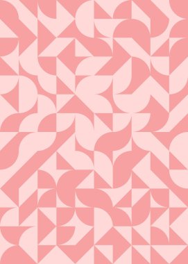 Soyut renk geometrik mozaik desen üretken hesaplama sanatı çizimi, fayans rengi parçalarının taklidi