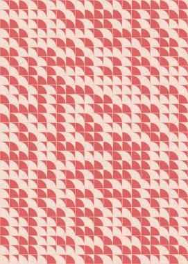 Soyut renk geometrik mozaik desen üretken hesaplama sanatı çizimi, fayans rengi parçalarının taklidi