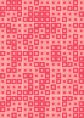 Soyut renk geometrik mozaik desen üretken hesaplama sanatı çizimi, fayans rengi parçalarının taklidi