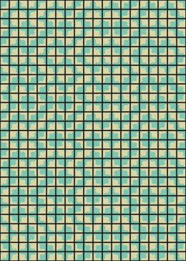 Soyut Geometrik Desen üretken hesaplama sanatı çizimi