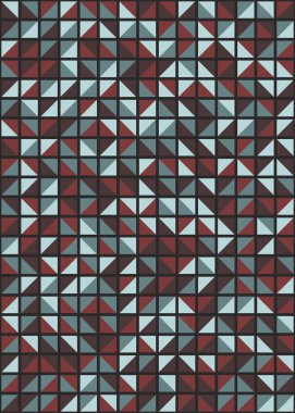 Soyut Geometrik Desen üretken hesaplama sanatı çizimi