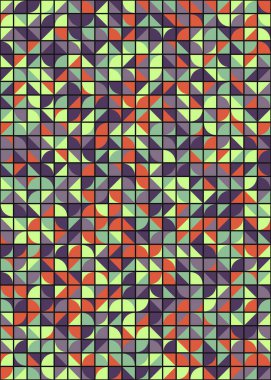 Soyut geometrik desen, üretken hesaplama sanatı